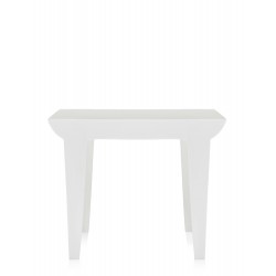 Table d'appoint Bubble blanche, vue de face