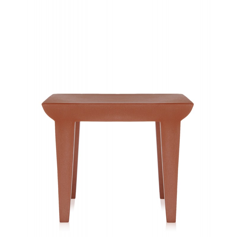 Table d'appoint Bubble rouge terre, vue de face Table d'appoint Bubble rouge terre, vue de face