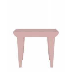 Table d'appoint Bubble rose, vue de face