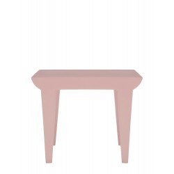 Table d'appoint Bubble rose, vue de face