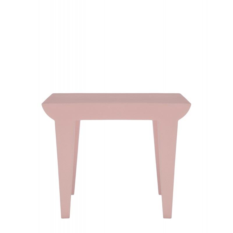 Table d'appoint Bubble rose, vue de face Table d'appoint Bubble rose, vue de face