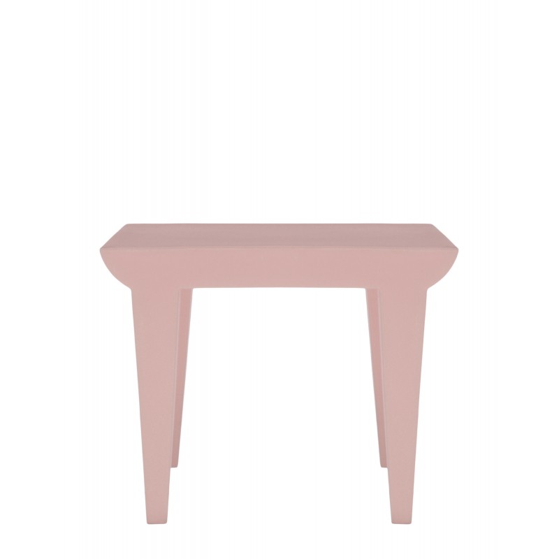 Table d'appoint Bubble rose, vue de face