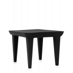 Table d'appoint Bubble noire, vue de 3/4