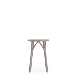 Tabouret A.I. Stool Light de couleur gris, hauteur 45 cm