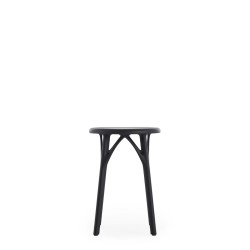 Tabouret A.I. Stool Light de couleur noir, hauteur 45 cm