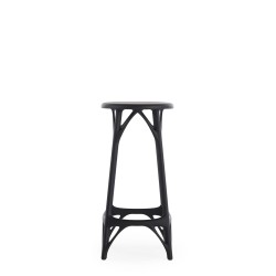 Tabouret A.I. Stool Light de couleur noir, hauteur 65 cm