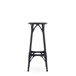 Tabouret A.I. Stool Light de couleur noir, hauteur 75 cm