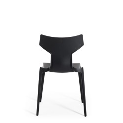 Chaise Re-Chair de couleur noire, vue de dos