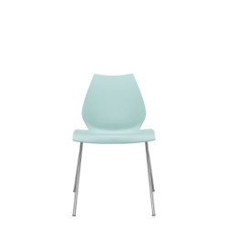 chaise MAUI bleu clair vue de face