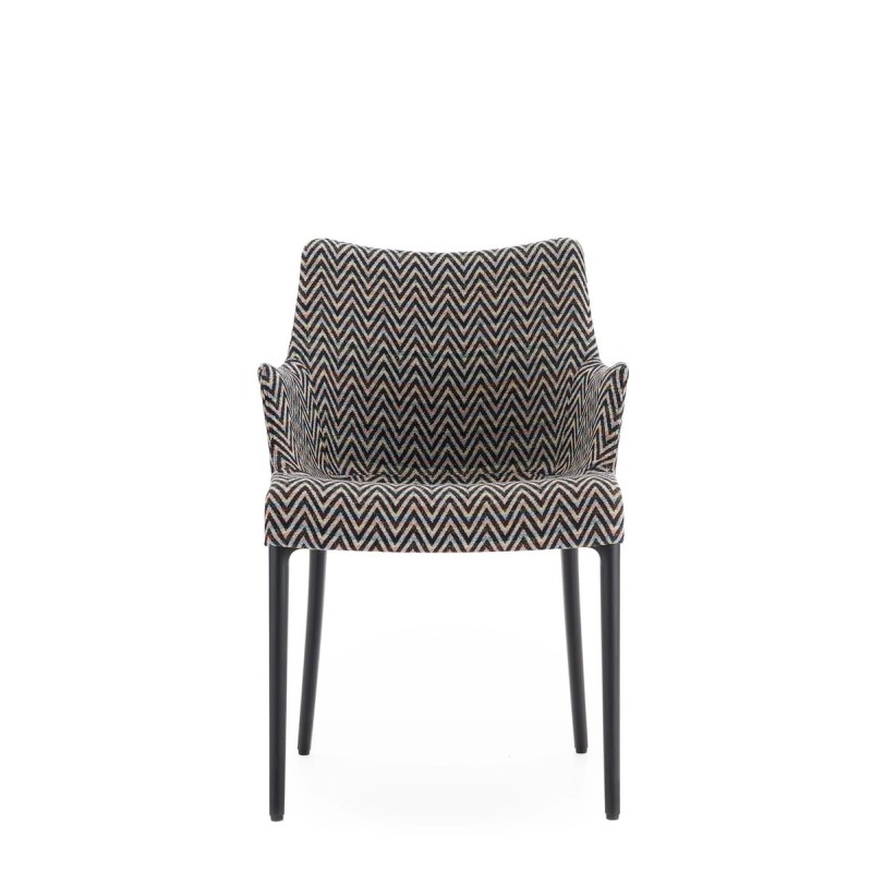 Chaise Kartell ELEGANZA nia MISSONI motif zigzag vue de face Chaise Kartell ELEGANZA nia MISSONI motif zigzag vue de face
