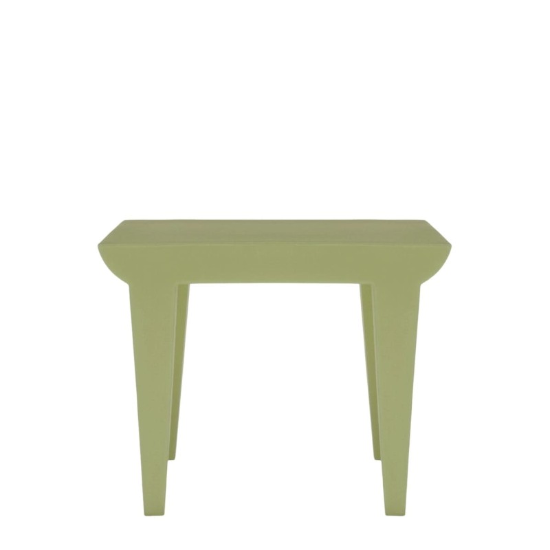 Table d'appoint Bubble verte, vue de face Table d'appoint Bubble verte, vue de face